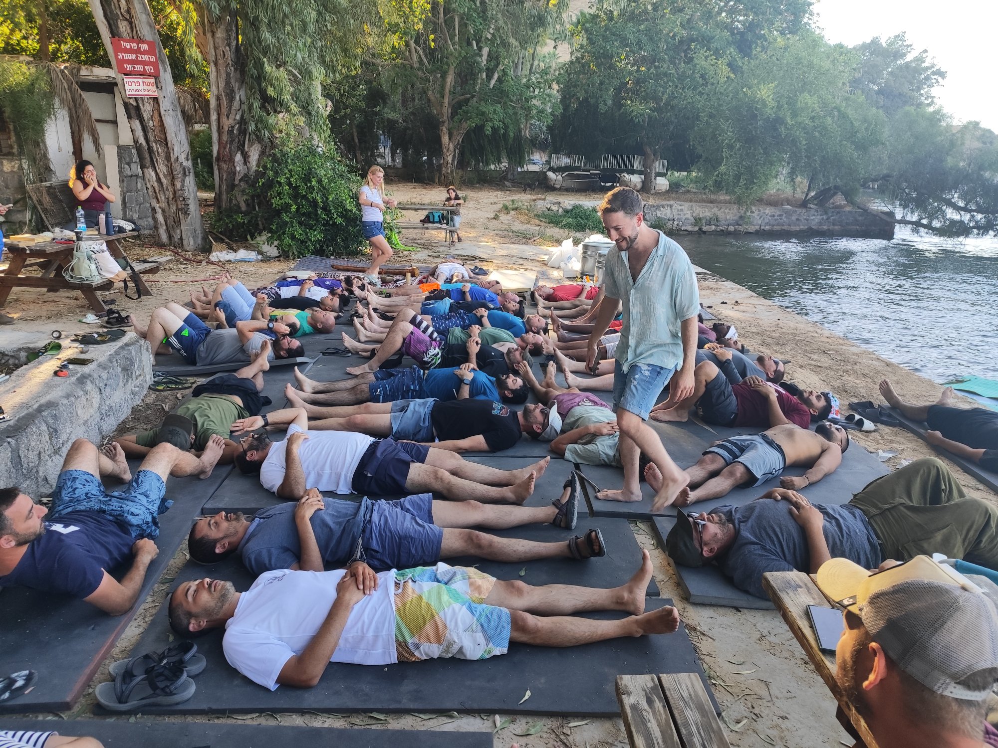 נשימה ליד הנהר